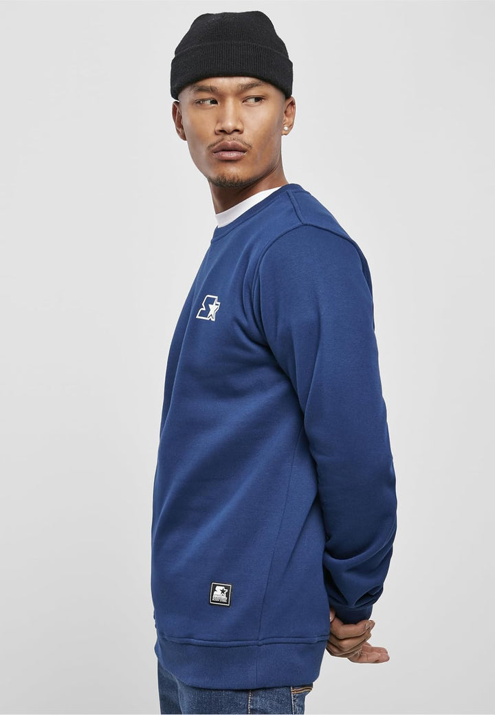 Starter Black Label Herren Small Logo Crew Pullover S Blue Night, S Blue Night