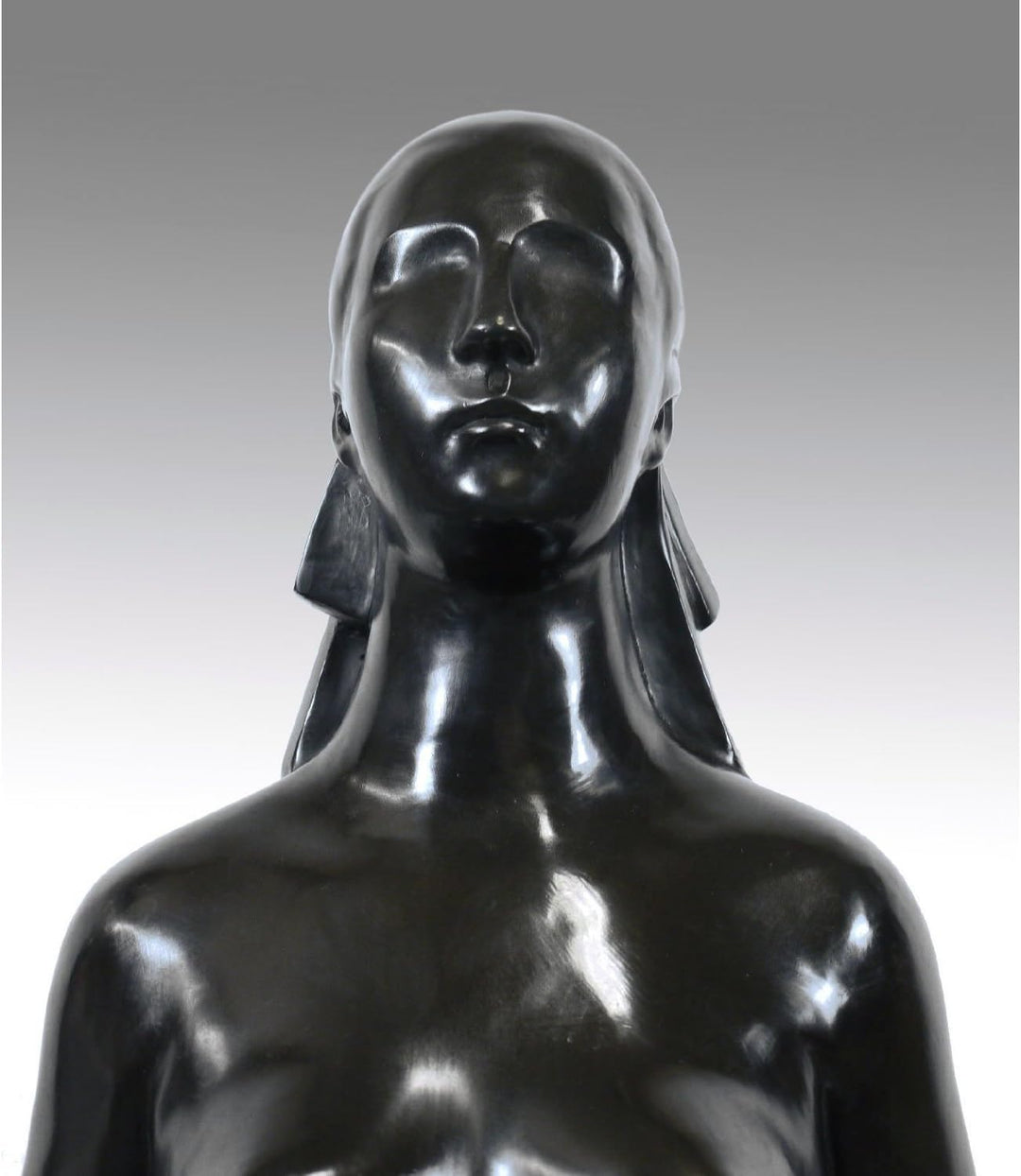 Grosse Moderne Bronzefigur - Stehender Frauenakt - Gaston Lachaise Skulptur - Moderne Kunst Figur -