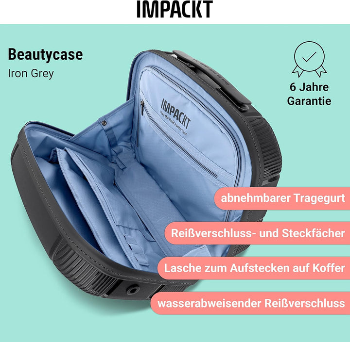 IMPACKT IP1 Beautycase, Iron Grey Unisex ONE Size Irongrey, Irongrey