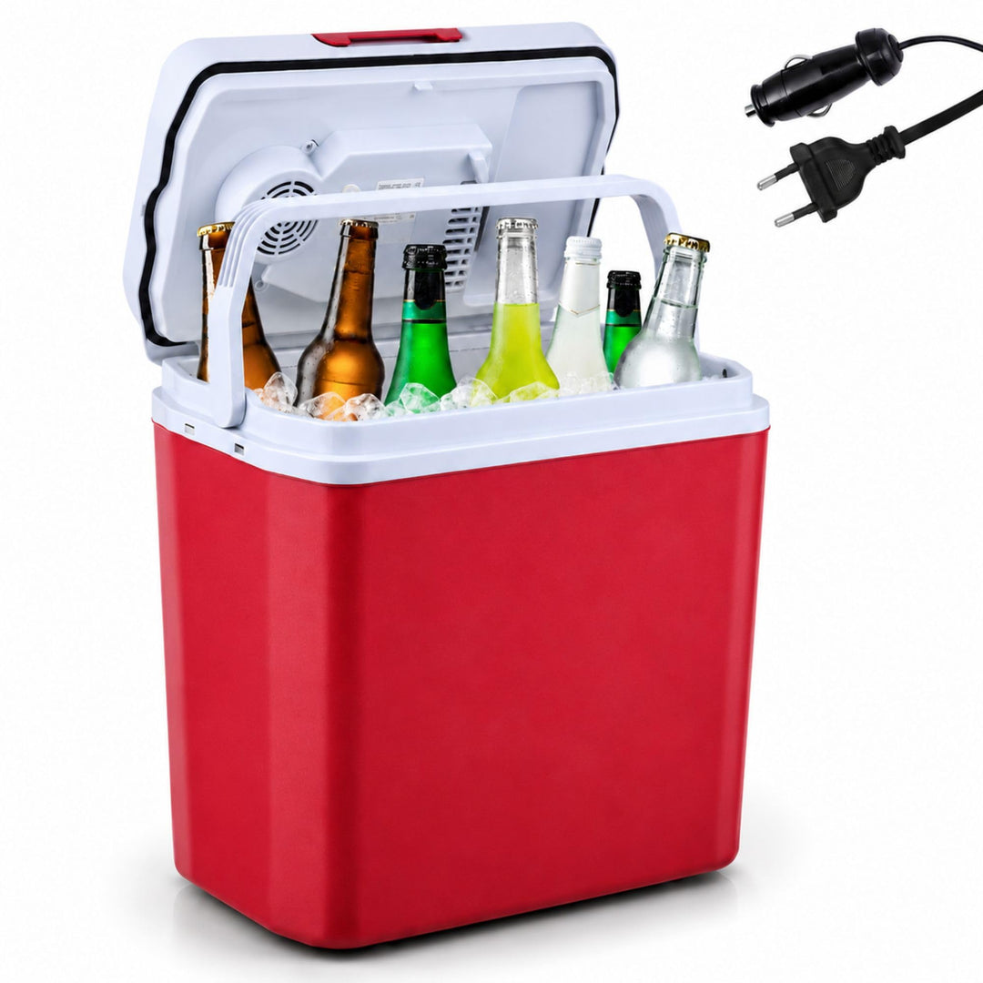 Arebos 20 Liter Kühlbox | Kühlbox klein | zum Kühlen und Warmhalten | mit ECO Modus | 12/230 V für A