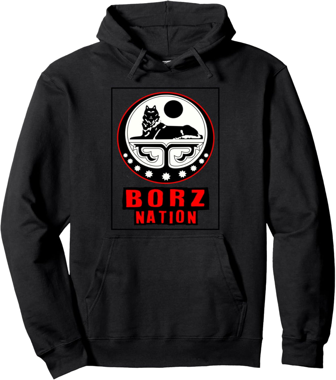 Chechnya Borz Nation Chechen Wrestler Pullover Hoodie
