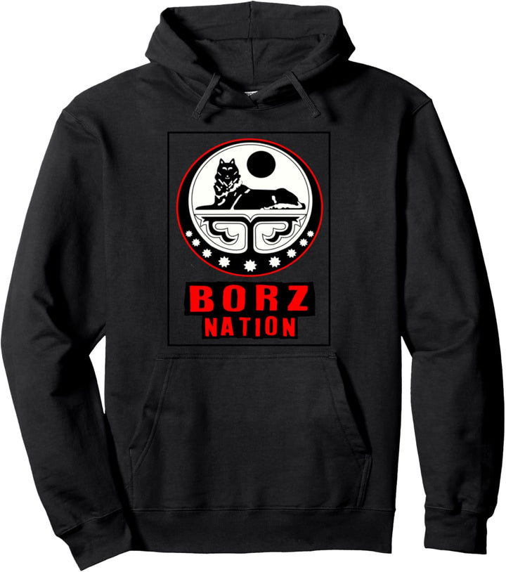 Chechnya Borz Nation Chechen Wrestler Pullover Hoodie