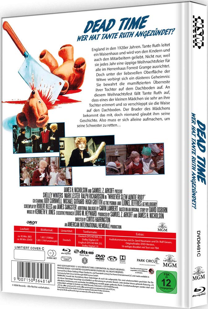 Wer hat Tante Ruth angezündet? - Whoever Slew Auntie Roo? [Blu-Ray+DVD] - uncut - auf 111 limitierte