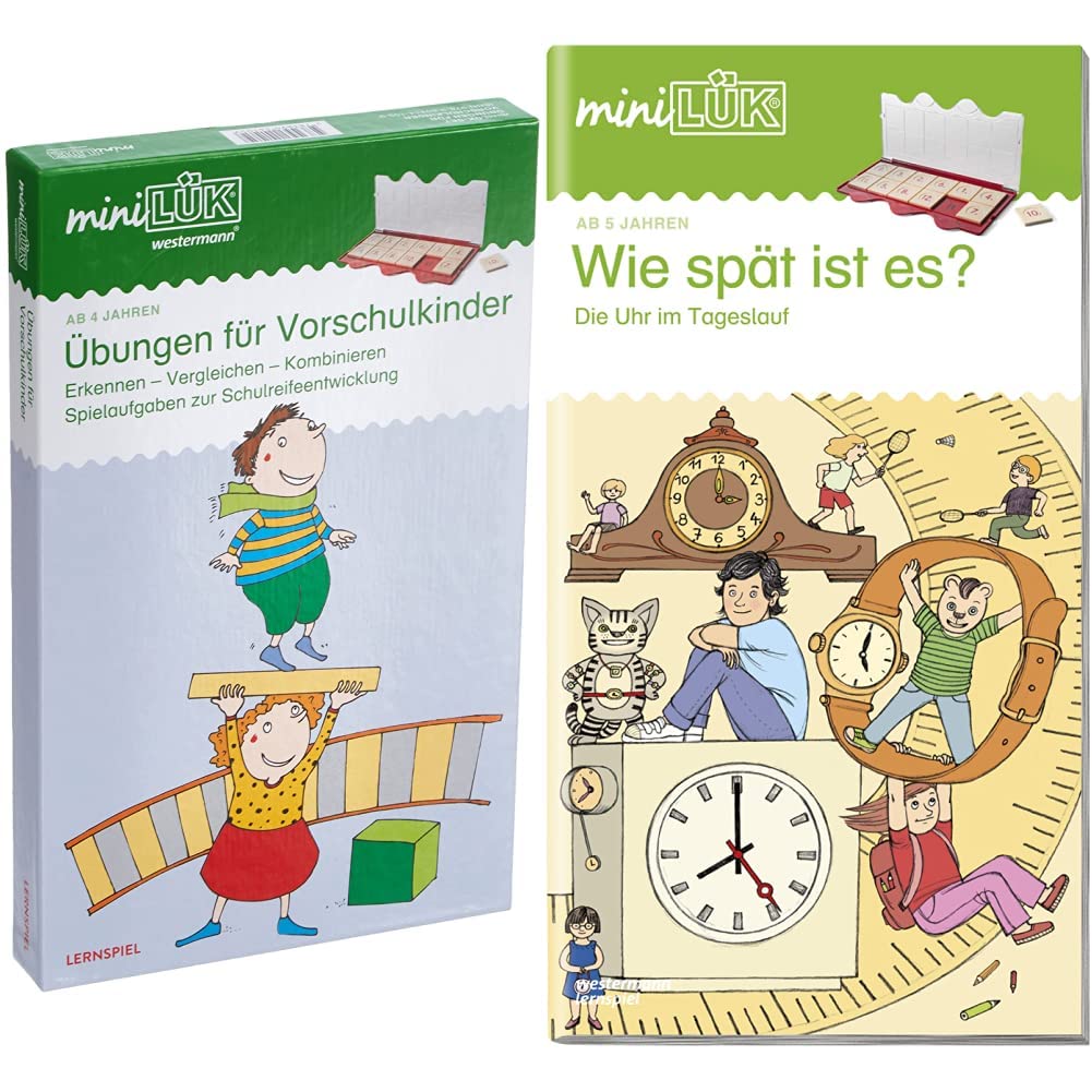 miniLÜK-Sets: miniLÜK-Set: Kindergarten/Vorschule: Übungen für Vorschulkinder (miniLÜK-Sets: Kasten
