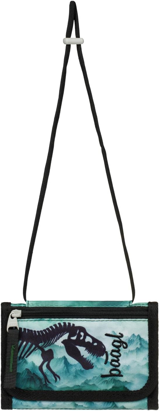 Baagl Schulranzen Jungen Set 5 Teilig (Ergo Schultasche für 1. Klasse, Mäppchen, Turnbeutel, Schürze