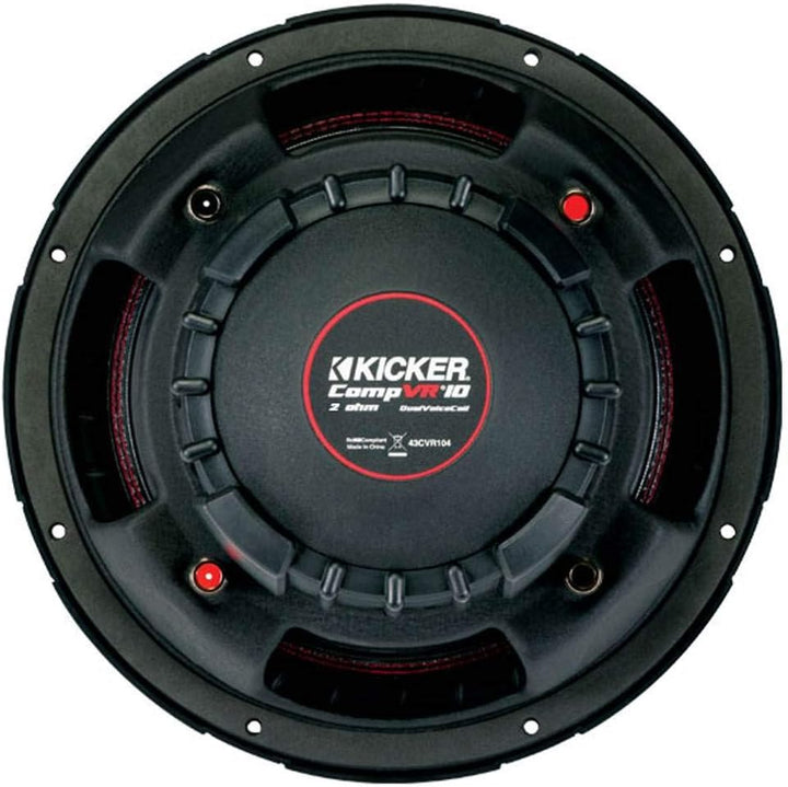 KICKER 43CVR102 10 Zoll Comp-VR Woofer Schwarz
