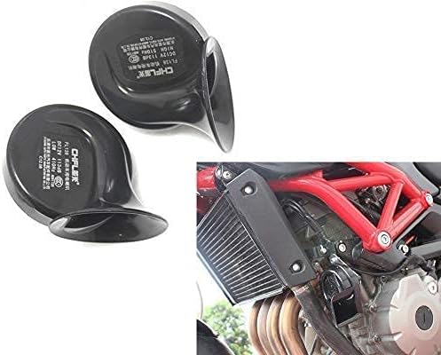 Paar Universal 12v Zweifarbig 110db Luft Hörner - Gross Upgrade für Autos oder Motorrad