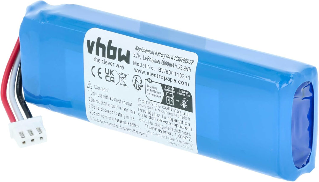 vhbw Akku kompatibel mit JBL Charge (1. Generation) Bluetooth Lautsprecher - Ersatz für AEC982999-2P