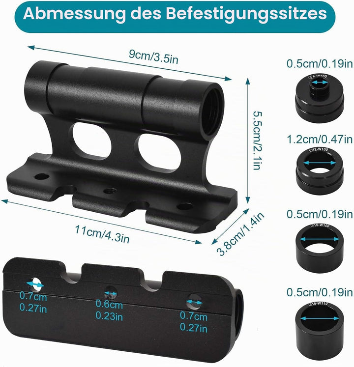 Gabelhalterung, Auto Fahrrad Dachträger Gabelhalterung, Fahrrad Vorderradgabel, Schnellspanner Halte