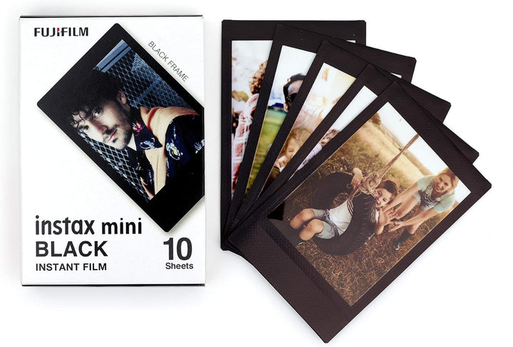 instax Mini Film 3'er Pack mit Black Frame, Blue Marble & Monochrome