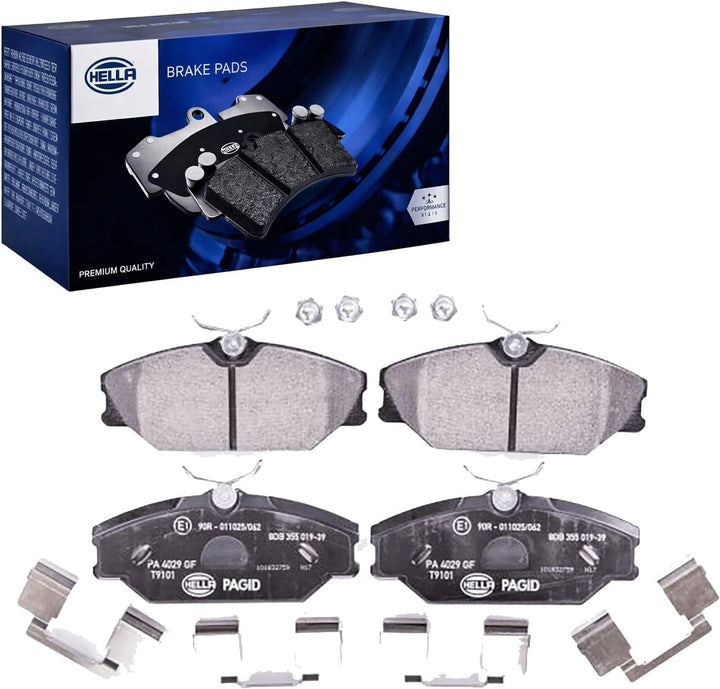 HELLA PAGID 8DB 355 019-391 Bremsbelagsatz - T9101 - Dicke/Stärke: 18.3mm - Bremssystem: Lucas - nic