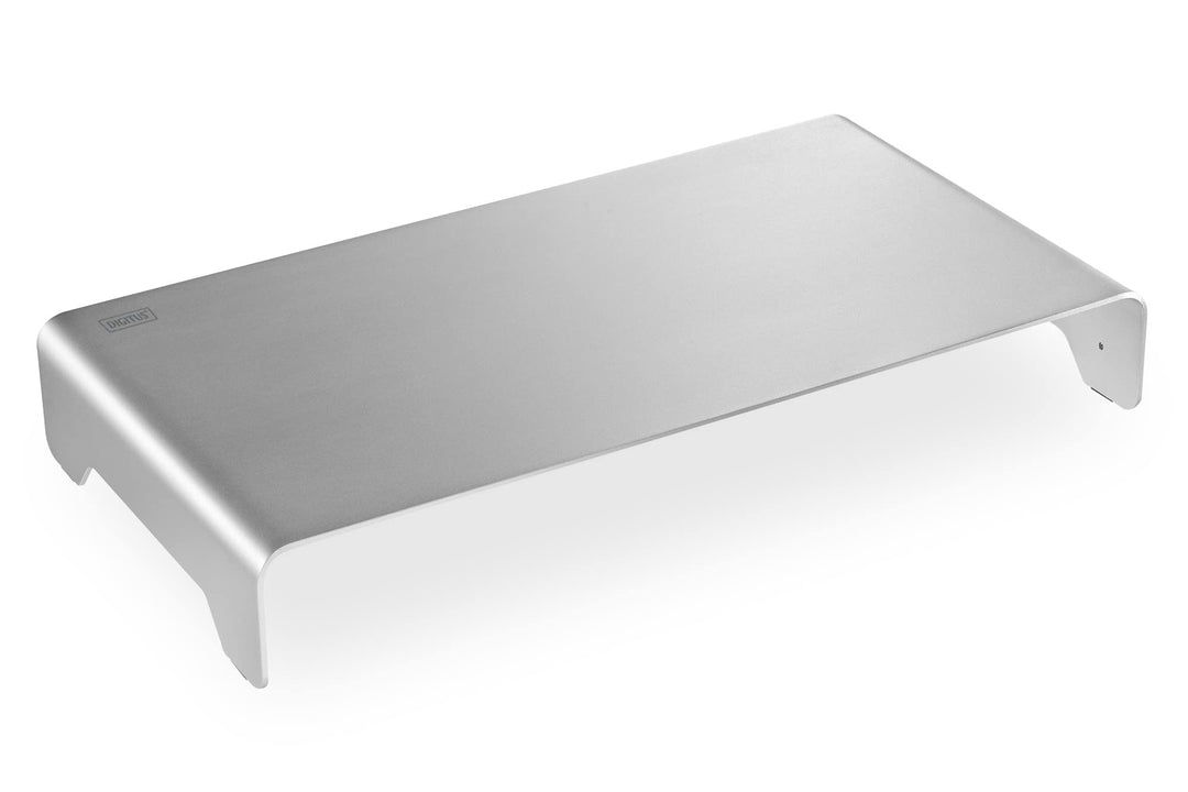 DIGITUS Designer Monitor-Erhöhung aus Aluminium - Bildschirm-Ständer - Traglast 10 kg - Nicht Rutsch