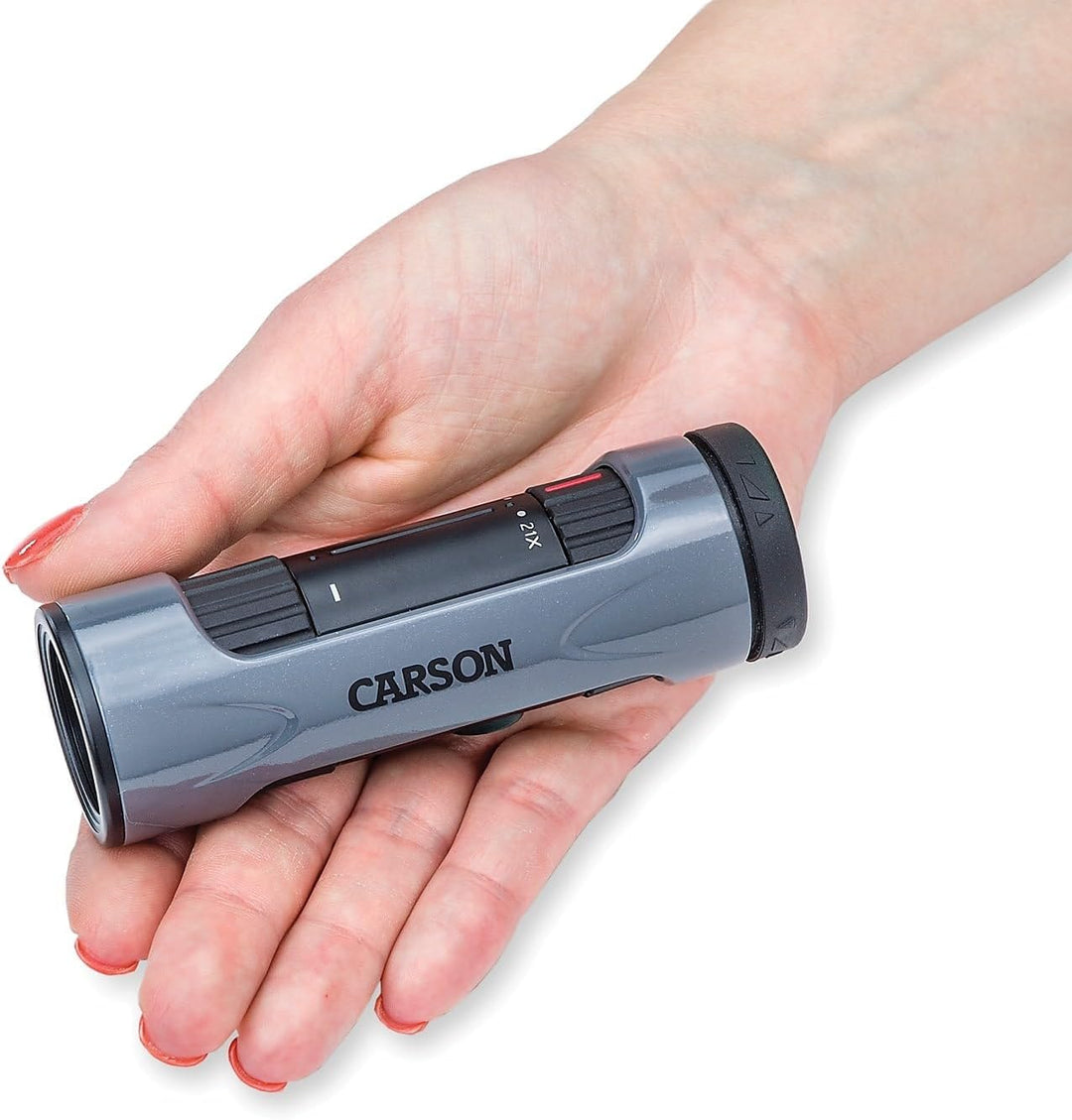 Carson MonoZoom 7x-21x Monokular mit Zoom Funktion und Vorrichtung zur Stativmontage (ZM-721) MonoZo