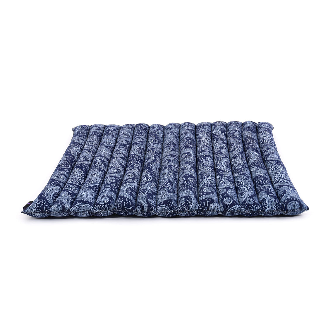 Leewadee Zabuton Rollbare Meditations-Matte Tragbare Sitzmatte Ökologisches Naturprodukt, Kapok Cbt1