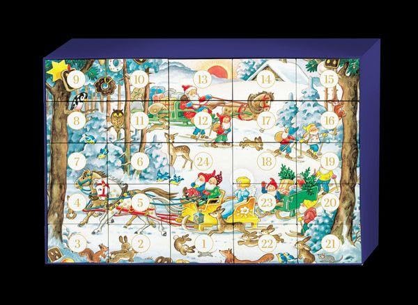 Puzzle-Adventskalender »Weihnachtsumzug«: 24 Tage Puzzlefreude im Advent, Kalender