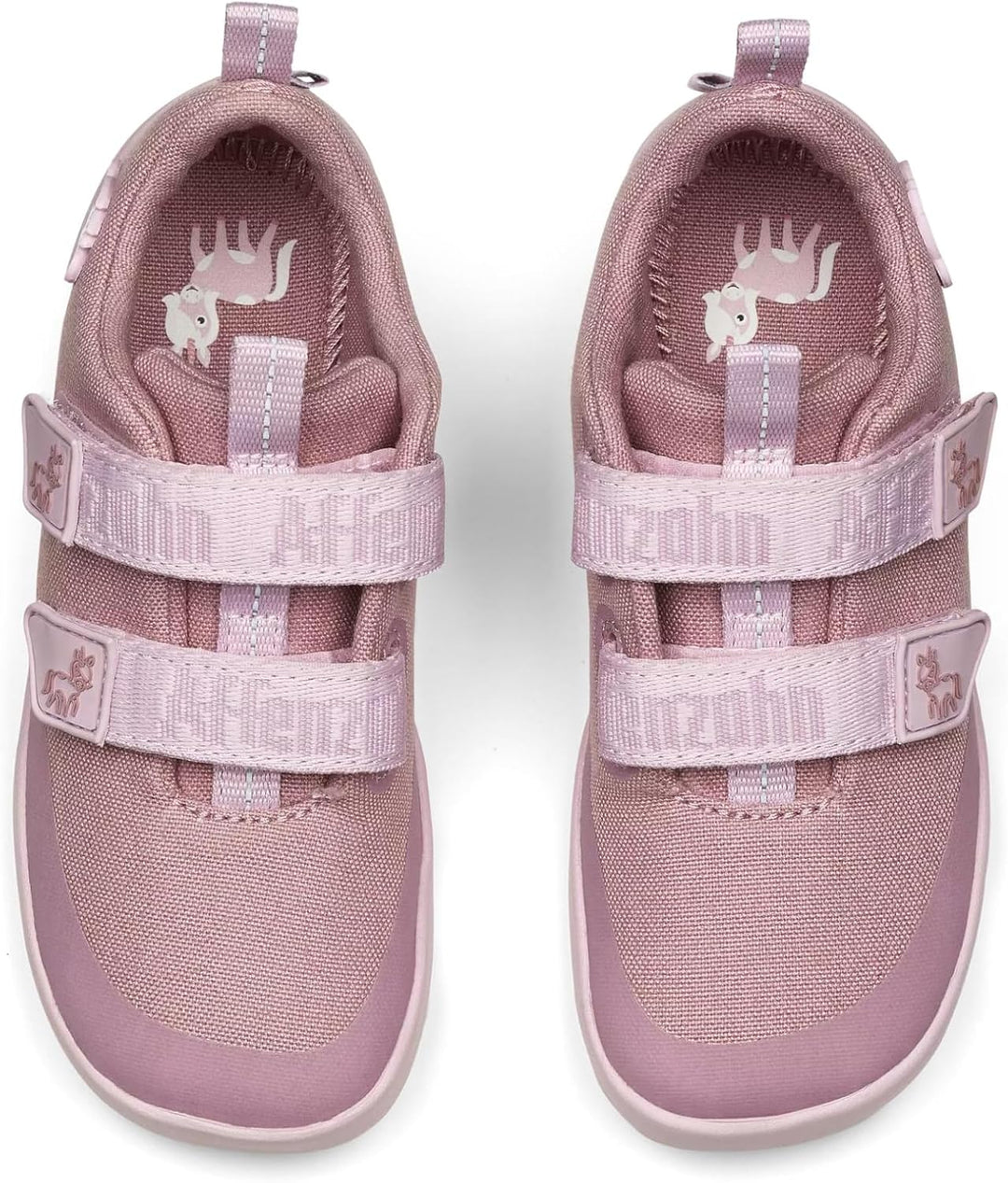 Affenzahn Halbschuh Baumwolle Lucky | Vegan, flexibel und rutschfest mit Klettverschluss, ideal für