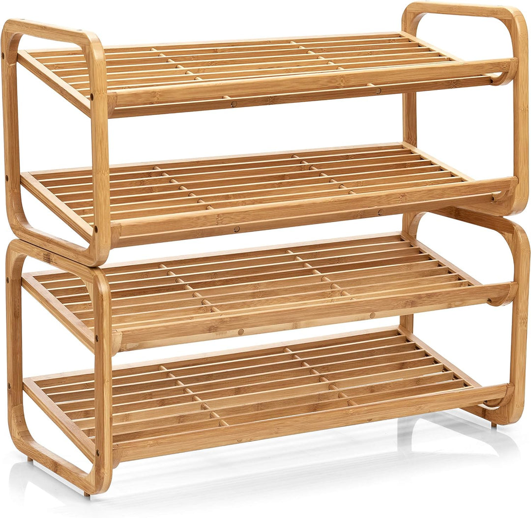 Zeller 13569 Schuhregal, Bamboo, ca. 74 x 33 x 33 cm