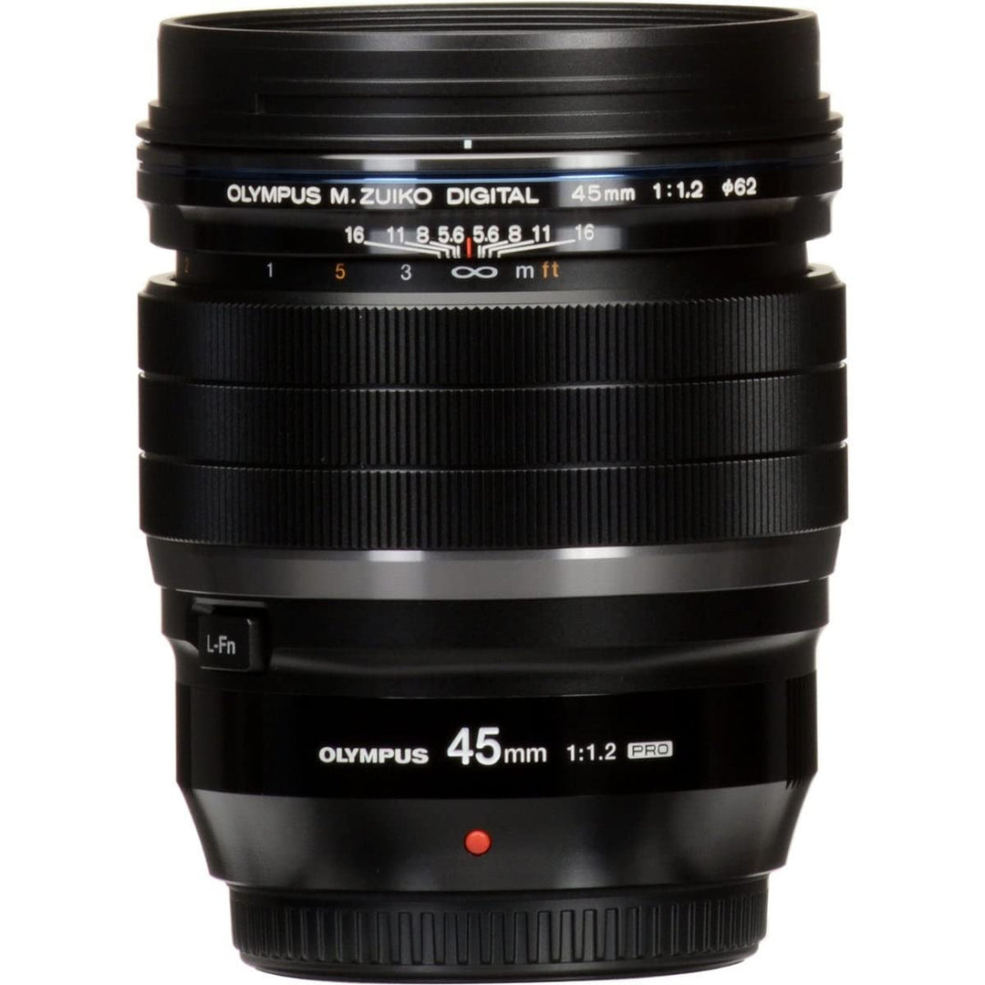 Olympus M.Zuiko Digital ED 45mm F1.2 PRO Objektiv, lichtstarke Festbrennweite, geeignet für alle MFT