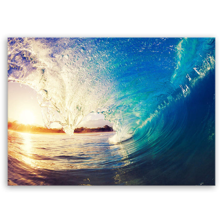 ge Bildet Bild auf Leinwand | Landschaftsbilder - the Wave S in 70x50 cm als Wandbild | Wand-deko De