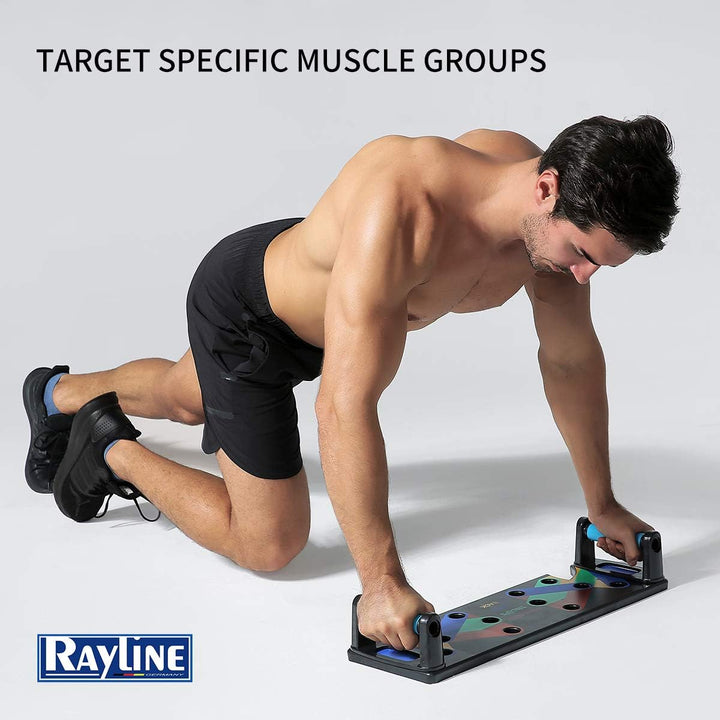 Rayline Push-Up-Board Rücken Brust Schulter Arme Training-Fitness-Bodybuilding-Gymnastik-Aerobic-Kra