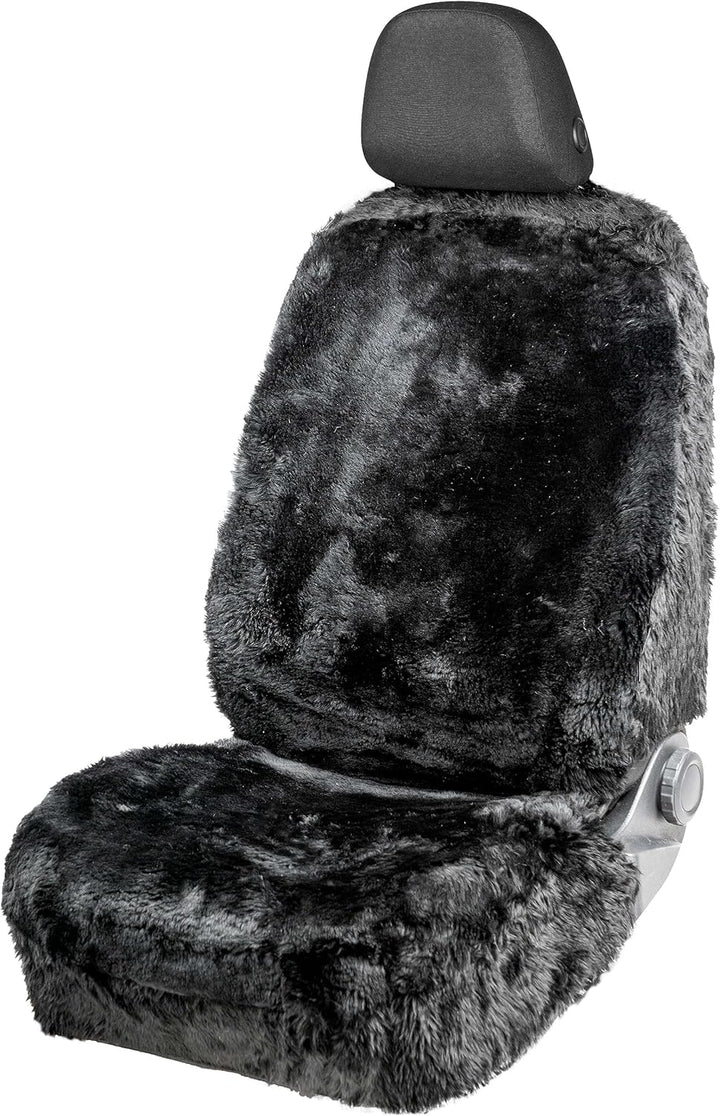 Walser Lammfell Autositzbezug Mona, 100% Lammfell Sitzbezug für Auto, 1 Stück Lammfell Sitzbezüge Au