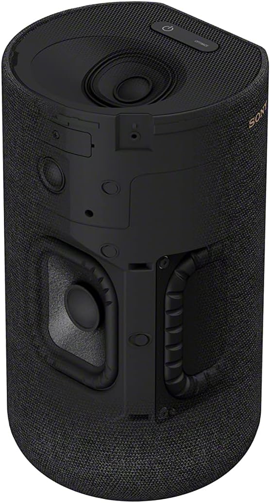 Sony SA-RS5 kabellose zweifache Rear-Lautsprecher mit integriertem Akku (180W Gesamtleitung), Schwar