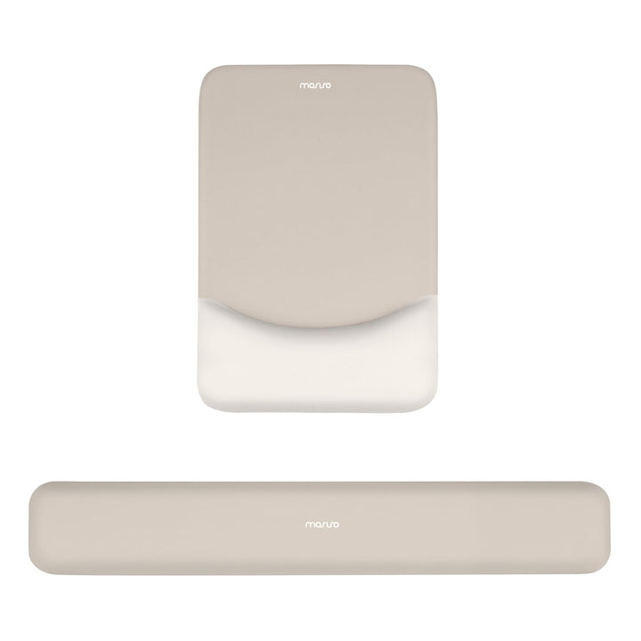MOSISO Handballenauflage für Mauspad & Tastatur Set – Rechteckig Ergonomisches Mauspad & Handauflage