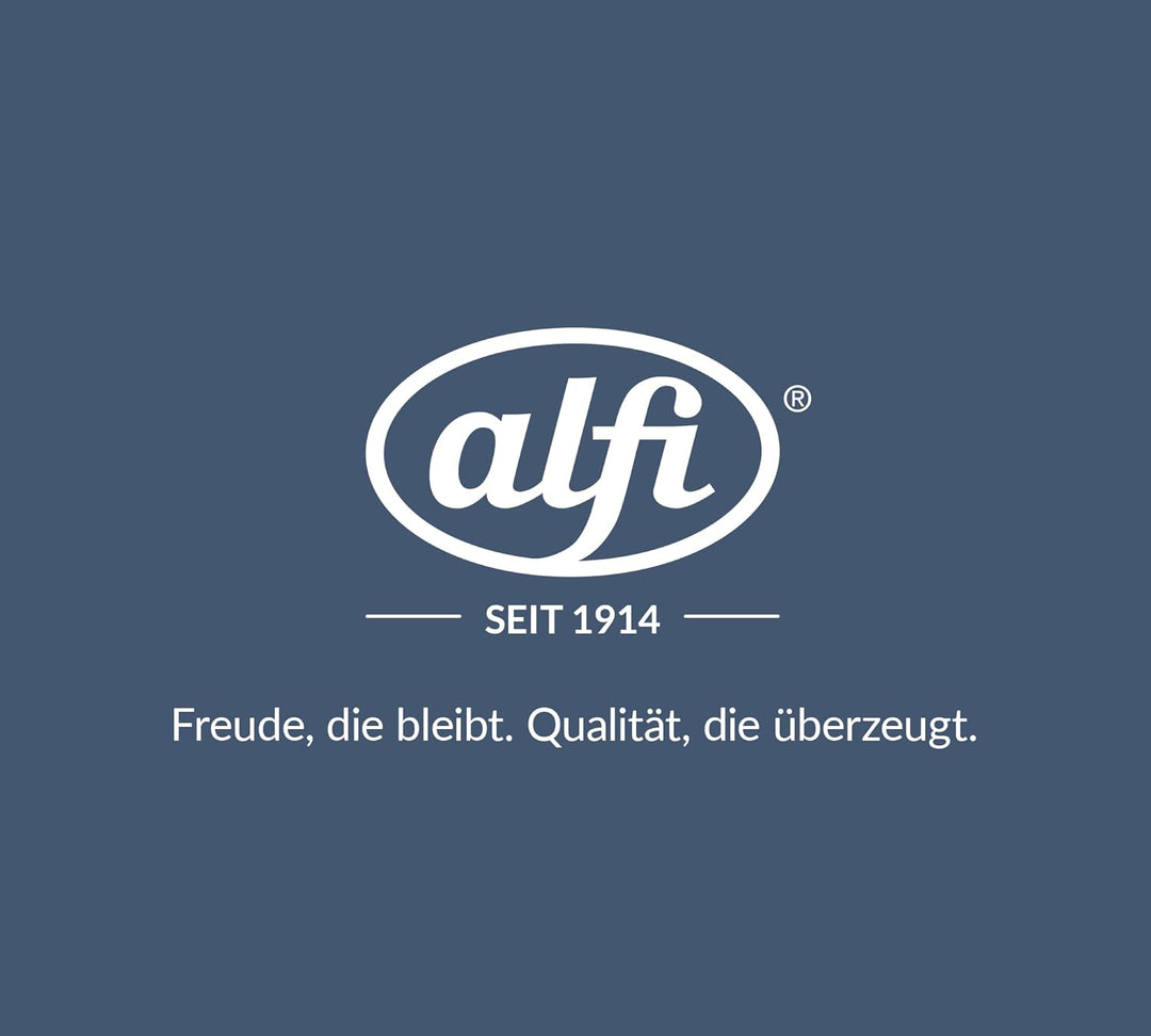 alfi SKYLINE 1,0l, deep water, Edelstahl-Isolierkanne mit hygienischem Hartglaseinsatz, Drehverschlu