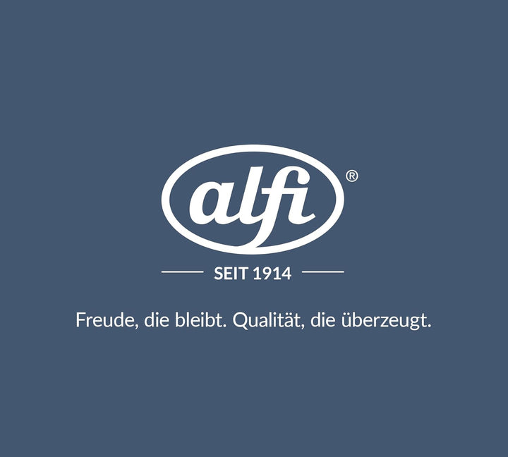 alfi SKYLINE 1,0l, deep water, Edelstahl-Isolierkanne mit hygienischem Hartglaseinsatz, Drehverschlu