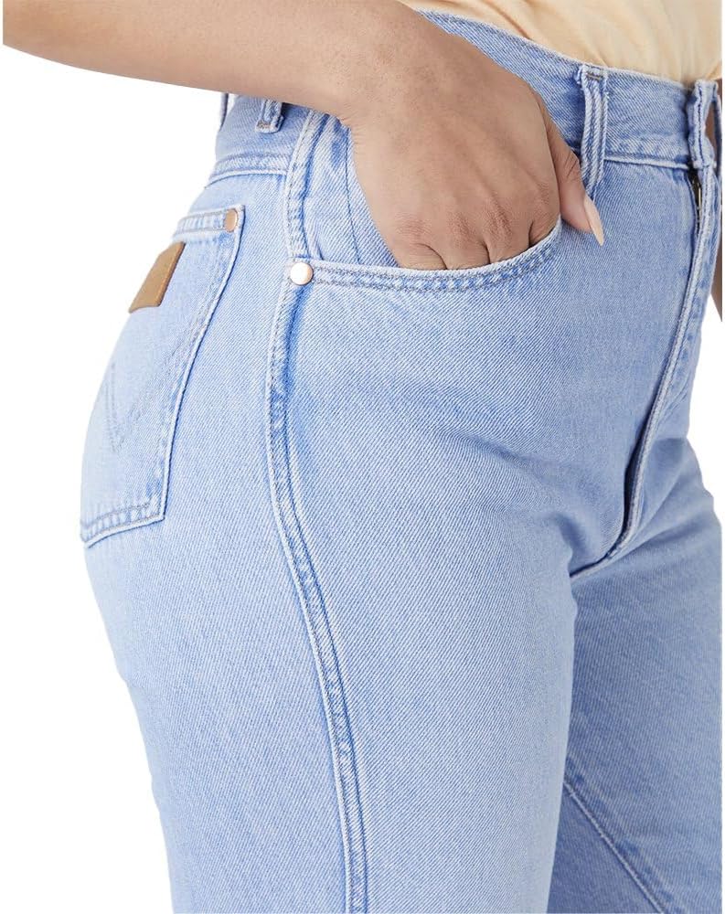 Wrangler Damen Wild West Jeans 26W / 32L Crystal Ice, 26W / 32L Crystal Ice