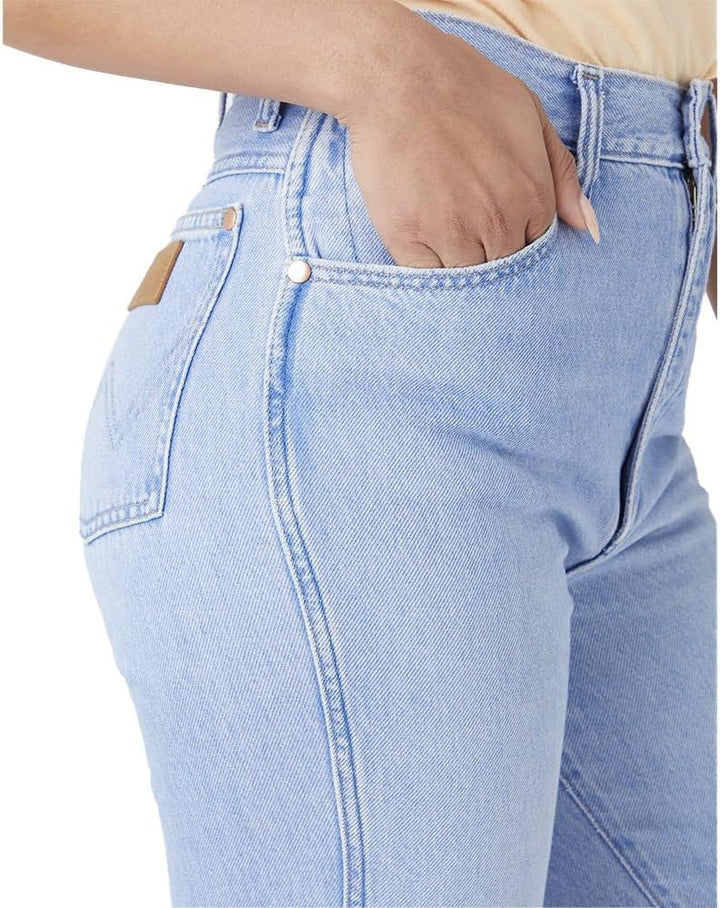 Wrangler Damen Wild West Jeans 26W / 32L Crystal Ice, 26W / 32L Crystal Ice