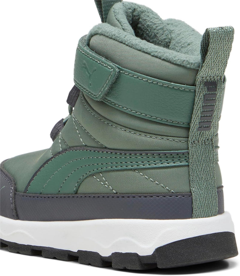 PUMA Unisex Baby Evolve Boot Ac+ Inf Sneaker 20 EU Eucalyptus Strong Gray Puma White, 20 EU Eucalypt