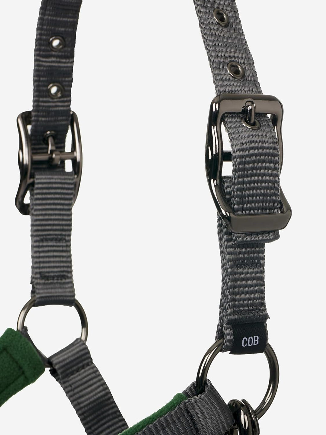 Lemieux Vogue Fleece Headcollar & Rope Volle Grösse Hunter Green, Volle Grösse Hunter Green