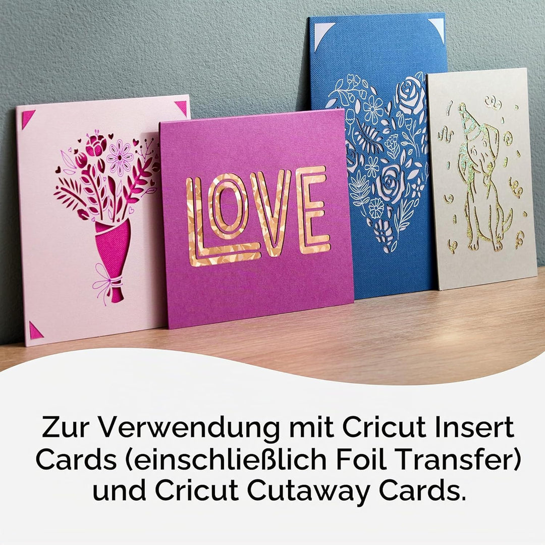 Cricut Kartenmatte - 2x2 | Kompatibel mit allen Cricut Kartengrössen | Erstellen Sie individuelle Ka