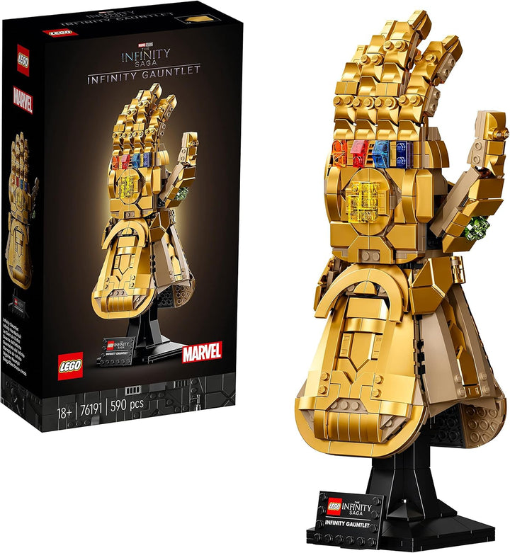 LEGO 76191 Marvel Super Heroes Infinity Handschuh, Avengers Set für Erwachsene mit dem Gauntlet von