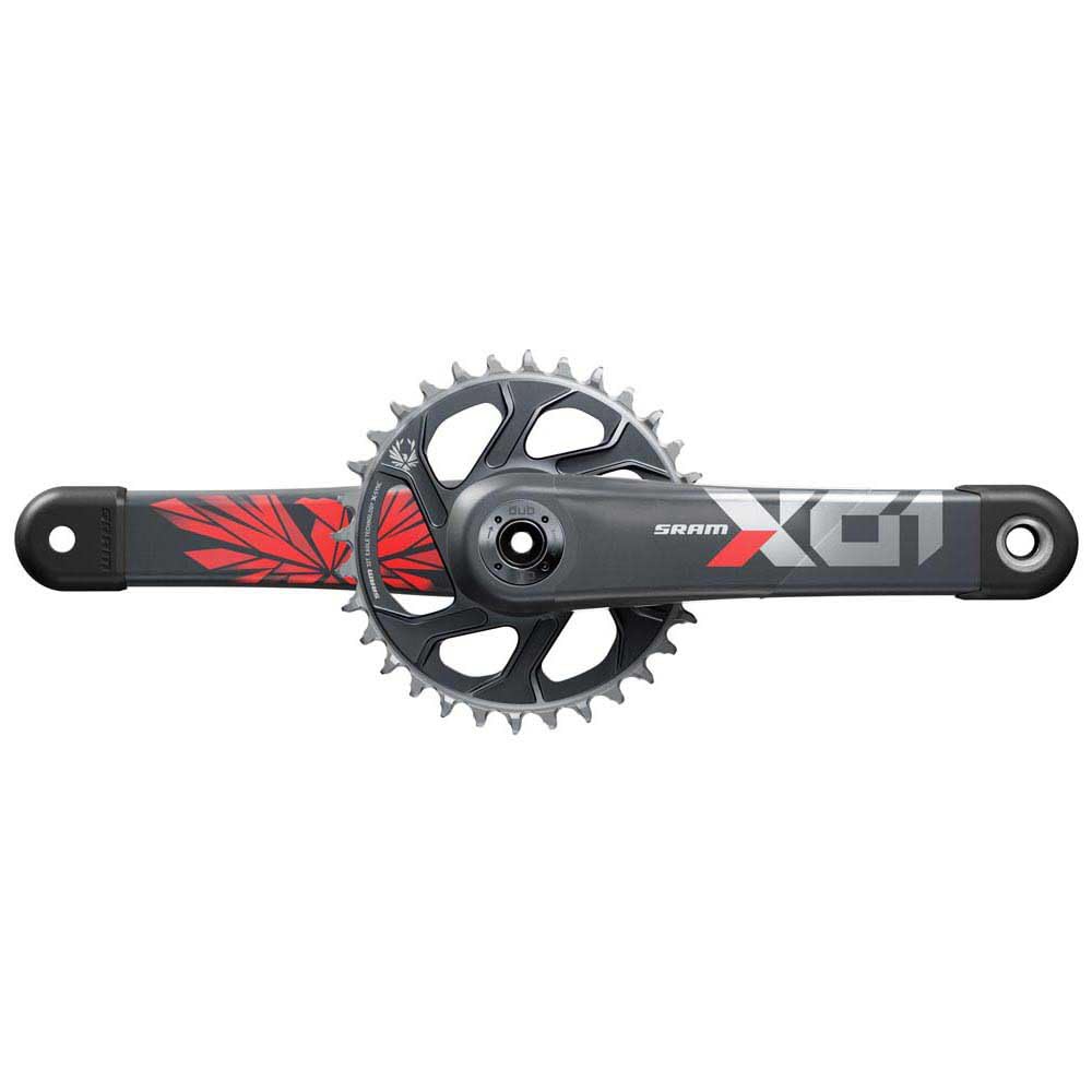 SRAM X01 Eagle Dub Kurbelgarnitur Rot 32z, Rot 32z