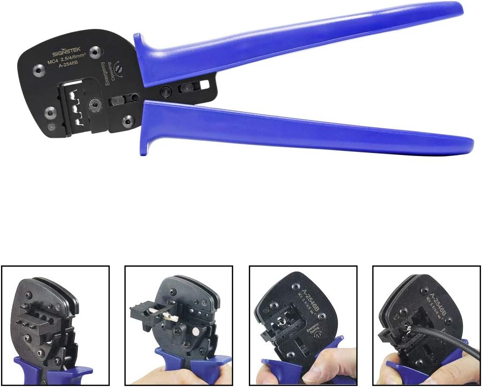 Signstek A-2546B MC4 PV Crimpzange für 2.5-6m㎡ Kabel/Solar
