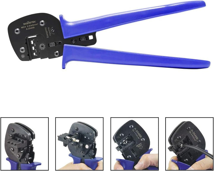 Signstek A-2546B MC4 PV Crimpzange für 2.5-6m㎡ Kabel/Solar