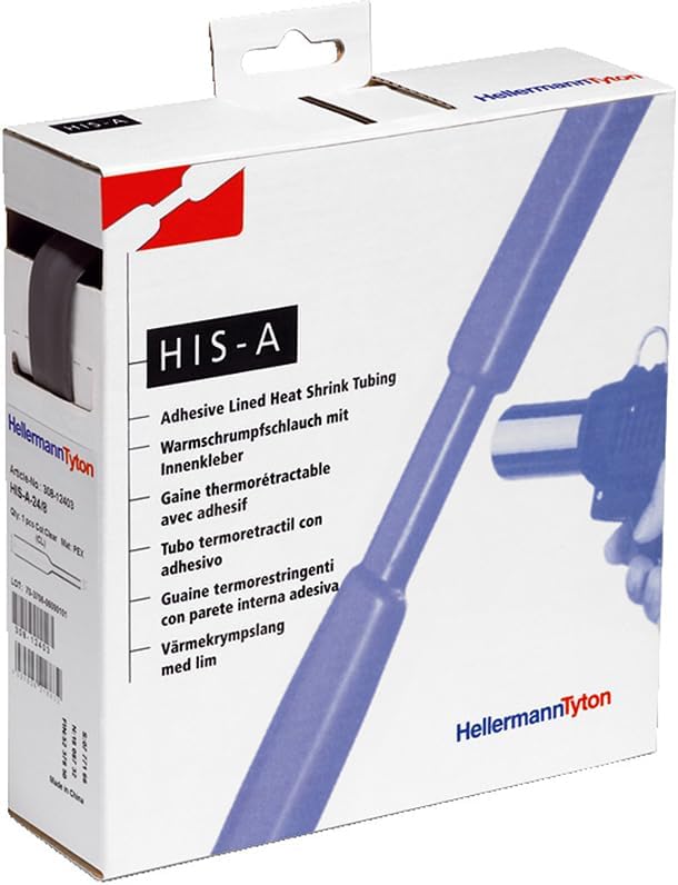HellermannTyton Schrumpfschlauch HISA-18/6-POX-BK