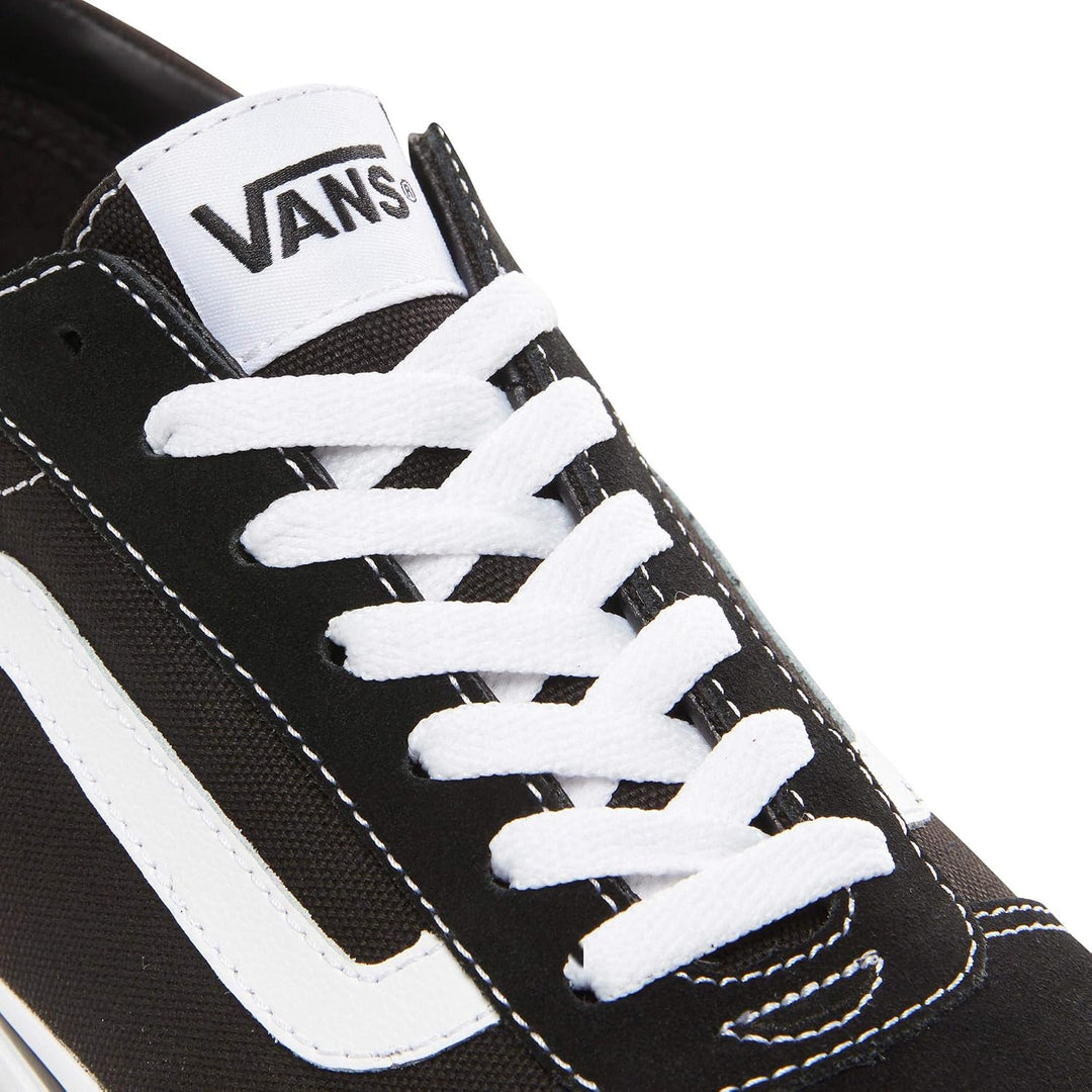 Vans Herren WardSneaker 42.5 EU Black And White, 42.5 EU Black And White