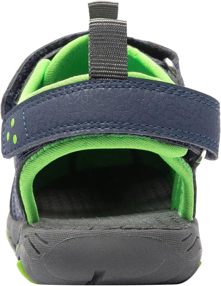KangaROOS Jungen K-Trek Sandale 29 EU Dk Navy Lime, 29 EU Dk Navy Lime