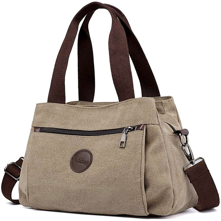 DORRISO Mode Umhängetasche Damen Canvas Handtasche Reise Schultertasche Casual Multifunktionale Umhä