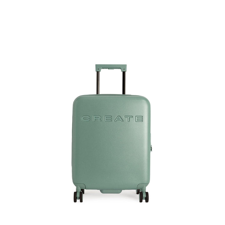 CREATE Luggage Studio/Hartschalenkoffer aus Lavendel/TSA-Vorhängeschloss, 4 Doppelrollen, Innen-Orga