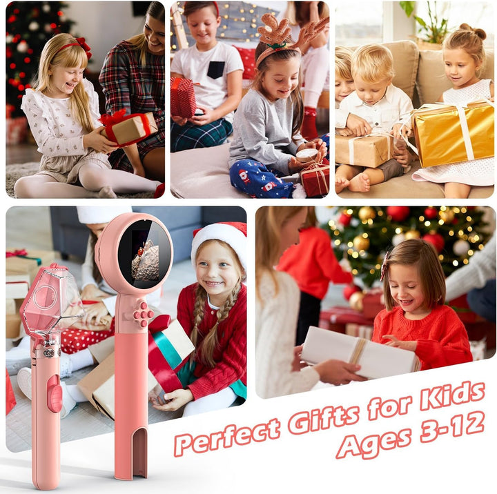 1000X Handheld Digital Mikroskop für Kinder – 4K 5,1 cm Bildschirm, wiederaufladbares Mini Labster t