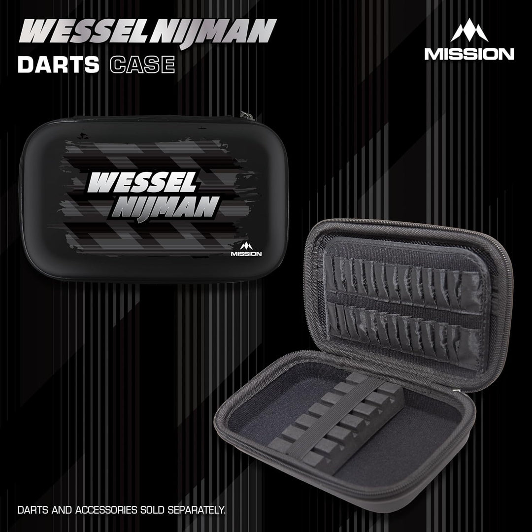Mission Darts Player | Wessel Nijman | schützendes Eva-Material | Darttasche/Aufbewahrungstasche