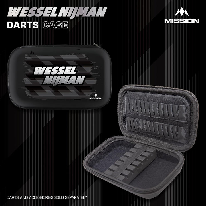 Mission Darts Player | Wessel Nijman | schützendes Eva-Material | Darttasche/Aufbewahrungstasche