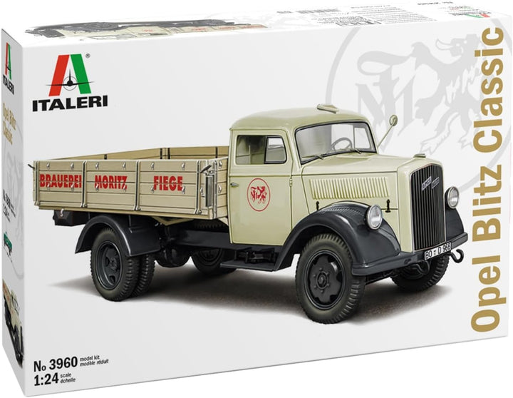 Italeri 3960 1:24 Opel Blitz Truck - Modellbau, Bausatz, Bodenmodell, DIY, Hobby, Kleber, Plastikbau
