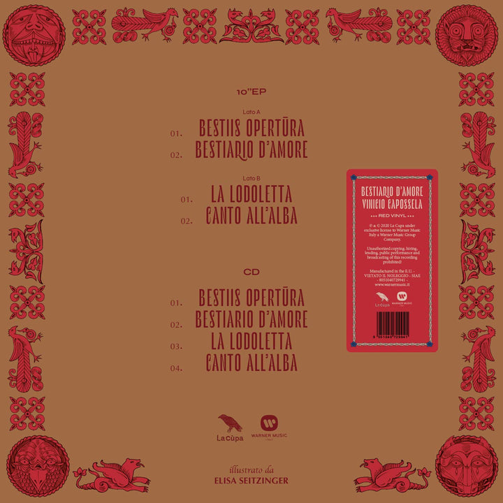 Bestiario D'Amore [Red, Vinyl