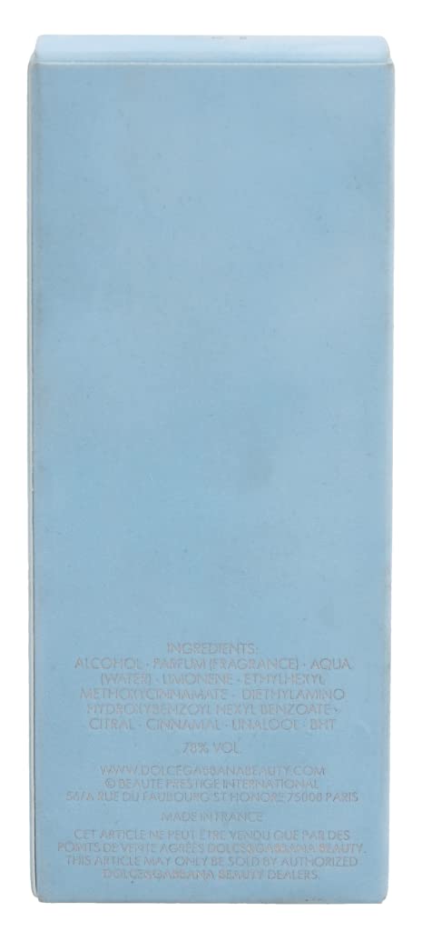 D&G Dolce & Gabbana Light Blue femme/woman, Eau de Toilette, 1er Pack (1 x 50 ml) Fruchtig 50 ml (1e