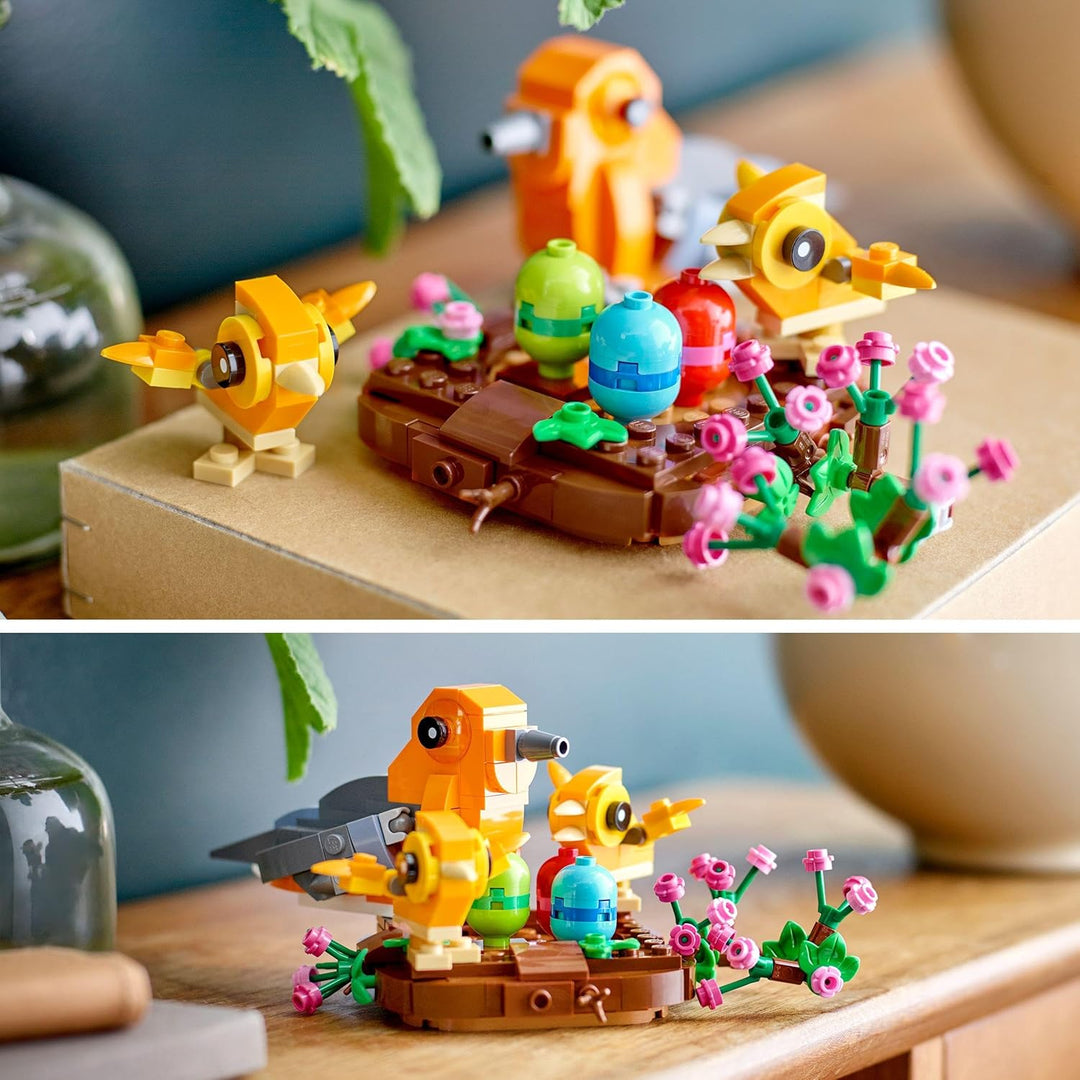 LEGO Creator Vogelnest Set, Spielzeug zum Bauen für Kinder ab 9 Jahren, Mädchen und Jungen, mit 3 Sp